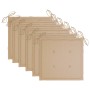 Sillas de jardín plegables 6 uds cojines madera maciza acacia de , Sillas de jardín - Ref: Foro24-3065437, Precio: 345,10 €, ...