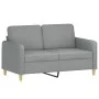 Juego de sofás con cojines 4 piezas tela gris claro de , Sofás - Ref: Foro24-3202062, Precio: 649,71 €, Descuento: %