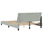 Estructura cama con luces LED terciopelo gris claro 120x200 cm de , Camas y somieres - Ref: Foro24-3213769, Precio: 178,83 €,...