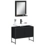 Juego de muebles de baño 2 pzas madera de ingeniería negro de , Muebles de baño - Ref: Foro24-3214339, Precio: 98,78 €, Descu...