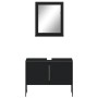Juego de muebles de baño 2 pzas madera de ingeniería negro de , Muebles de baño - Ref: Foro24-3214339, Precio: 98,78 €, Descu...