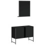 Juego de muebles de baño 2 pzas madera de ingeniería negro de , Muebles de baño - Ref: Foro24-3214339, Precio: 98,78 €, Descu...