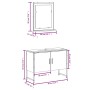 Juego de muebles de baño 2 pzas madera de ingeniería negro de , Muebles de baño - Ref: Foro24-3214339, Precio: 98,78 €, Descu...