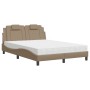 Cama con colchón cuero sintético capuchino 140x190 cm de , Camas y somieres - Ref: Foro24-3208793, Precio: 374,00 €, Descuent...