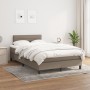 Cama box spring con colchón tela gris taupe 120x190 cm de , Camas y somieres - Ref: Foro24-3269734, Precio: 363,62 €, Descuen...