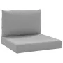 Cojines para palés 2 unidades tela Oxford gris de , Cojines para sillas y sofás - Ref: Foro24-361755, Precio: 42,60 €, Descue...