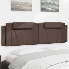 Gepolstertes Kopfteil aus braunem Kunstleder, 180 cm. von , Kopf- und Fußteile - Ref: Foro24-374806, Preis: 48,93 €, Rabatt: %