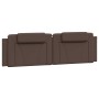 Cabecero de cama acolchado cuero sintético marrón 180 cm de , Cabeceros y pies de cama - Ref: Foro24-374806, Precio: 50,80 €,...