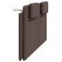 Cabecero de cama acolchado cuero sintético marrón 180 cm de , Cabeceros y pies de cama - Ref: Foro24-374806, Precio: 50,80 €,...
