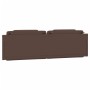 Cabecero de cama acolchado cuero sintético marrón 180 cm de , Cabeceros y pies de cama - Ref: Foro24-374806, Precio: 50,80 €,...