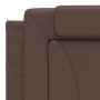 Cabecero de cama acolchado cuero sintético marrón 180 cm de , Cabeceros y pies de cama - Ref: Foro24-374806, Precio: 50,80 €,...