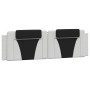 Cabecero de cama acolchado cuero sintético blanco negro 180 cm de , Cabeceros y pies de cama - Ref: Foro24-374810, Precio: 70...