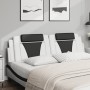 Cabecero de cama acolchado cuero sintético blanco negro 180 cm de , Cabeceros y pies de cama - Ref: Foro24-374810, Precio: 70...