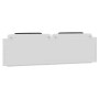 Cabecero de cama acolchado cuero sintético blanco negro 180 cm de , Cabeceros y pies de cama - Ref: Foro24-374810, Precio: 70...