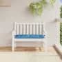 Cojín para banco de jardín tela azul melange 100x50x7 cm de , Cojines para sillas y sofás - Ref: Foro24-4002535, Precio: 21,8...