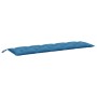 Cojín para banco de jardín tela azul melange 180x50x7 cm de , Cojines para sillas y sofás - Ref: Foro24-4002568, Precio: 33,5...