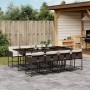 Set comedor para jardín 9 pzas y cojines ratán sintético marrón de , Conjuntos de jardín - Ref: Foro24-3278048, Precio: 537,3...