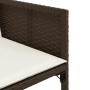Set comedor de jardín 11 pzas y cojines ratán sintético marrón de , Conjuntos de jardín - Ref: Foro24-3278060, Precio: 708,24...