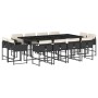 Set comedor de jardín con cojines 13 pzas ratán sintético negro de , Conjuntos de jardín - Ref: Foro24-3278165, Precio: 710,7...