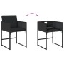 Set comedor de jardín con cojines 15 pzas ratán sintético negro de , Conjuntos de jardín - Ref: Foro24-3278178, Precio: 828,6...