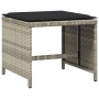 Set de comedor de jardín 11 pzas y cojines ratán sintético gris de , Conjuntos de jardín - Ref: Foro24-3277738, Precio: 583,1...