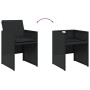 Set comedor de jardín con cojines 13 pzas ratán sintético negro de , Conjuntos de jardín - Ref: Foro24-3277746, Precio: 772,2...
