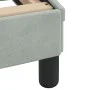 Cama con colchón terciopelo gris claro 140x190 cm de , Camas y somieres - Ref: Foro24-3208592, Precio: 390,38 €, Descuento: %