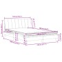Cama con colchón terciopelo gris claro 140x190 cm de , Camas y somieres - Ref: Foro24-3208592, Precio: 397,59 €, Descuento: %