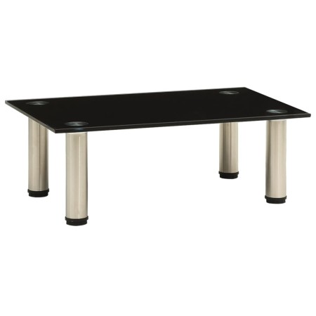 Mueble para TV de vidrio templado negro 40x35x17 cm de vidaXL, Muebles TV - Ref: Foro24-322758, Precio: 31,54 €, Descuento: %