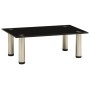 Mueble para TV de vidrio templado negro 40x35x17 cm de vidaXL, Muebles TV - Ref: Foro24-322758, Precio: 31,54 €, Descuento: %