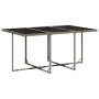Set de comedor de jardín 11 pzas y cojines ratán sintético gris de , Conjuntos de jardín - Ref: Foro24-3278095, Precio: 494,1...