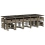 Set comedor de jardín con cojines 15 pzas ratán sintético gris de , Conjuntos de jardín - Ref: Foro24-3278119, Precio: 786,28...