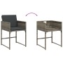 Set comedor de jardín con cojines 15 pzas ratán sintético gris de , Conjuntos de jardín - Ref: Foro24-3278119, Precio: 786,28...