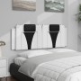 Cabecero de cama acolchado cuero sintético blanco negro 140 cm de , Cabeceros y pies de cama - Ref: Foro24-374796, Precio: 63...