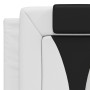 Cabecero de cama acolchado cuero sintético blanco negro 140 cm de , Cabeceros y pies de cama - Ref: Foro24-374796, Precio: 63...