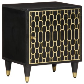 Mesita de noche de madera maciza de mango 40x33x46 cm de , Mesitas de noche - Ref: Foro24-358316, Precio: 40,60 €, Descuento: %