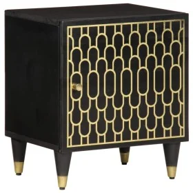Solid mango wood bedside table 40x33x46 cm by , Nightstands - Ref: Foro24-358316, Price: 40,17 €, Discount: %