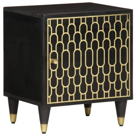 Solid mango wood bedside table 40x33x46 cm by , Nightstands - Ref: Foro24-358316, Price: 40,17 €, Discount: %