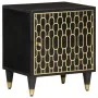 Solid mango wood bedside table 40x33x46 cm by , Nightstands - Ref: Foro24-358316, Price: 40,17 €, Discount: %