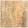 Mesa auxiliar con ruedas madera de mango rugosa 40x40x42 cm de vidaXL, Mesas auxiliares - Ref: Foro24-320936, Precio: 102,64 ...