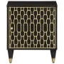 Solid mango wood bedside table 40x33x46 cm by , Nightstands - Ref: Foro24-358316, Price: 40,17 €, Discount: %