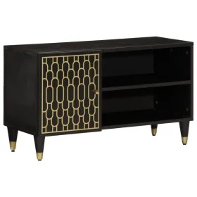 Mueble de TV madera maciza de mango 80x31,5x46 cm de , Muebles TV - Ref: Foro24-358335, Precio: 67,70 €, Descuento: %