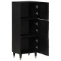 Aparador alto madera maciza de mango 40x33x110 cm de , Almacenamiento para CD y DVD - Ref: Foro24-358349, Precio: 126,13 €, D...