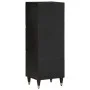 Aparador alto madera maciza de mango 40x33x110 cm de , Almacenamiento para CD y DVD - Ref: Foro24-358349, Precio: 126,13 €, D...