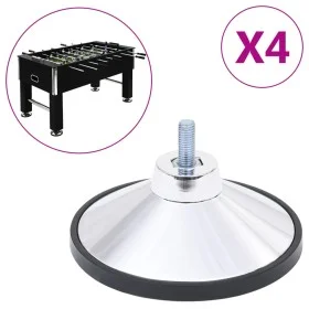 Table football legs 4 units chrome by vidaXL, Parts and accessories for foosball tables - Ref: Foro24-92511, Price: 19,20 €, ...
