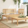 Sofá de esquina de palets para jardín madera maciza de acacia de , Sofás de exterior - Ref: Foro24-365849, Precio: 165,17 €, ...