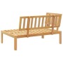 Sofá de esquina de palets para jardín madera maciza de acacia de , Sofás de exterior - Ref: Foro24-365849, Precio: 165,17 €, ...