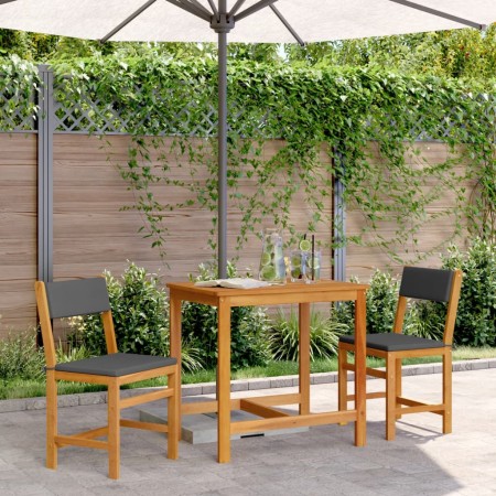 Juego de balcón con cojines 3 piezas madera maciza de acacia de , Conjuntos de jardín - Ref: Foro24-365856, Precio: 161,09 €,...