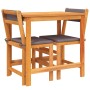 Juego de balcón con cojines 3 piezas madera maciza de acacia de , Conjuntos de jardín - Ref: Foro24-365856, Precio: 161,09 €,...