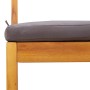 Juego de balcón con cojines 3 piezas madera maciza de acacia de , Conjuntos de jardín - Ref: Foro24-365856, Precio: 161,09 €,...